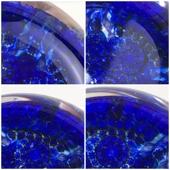 Perthshire PP106 1988 Large Complex Cane Closepack Millefiori Twist Paperweight - Picture 10 of 15